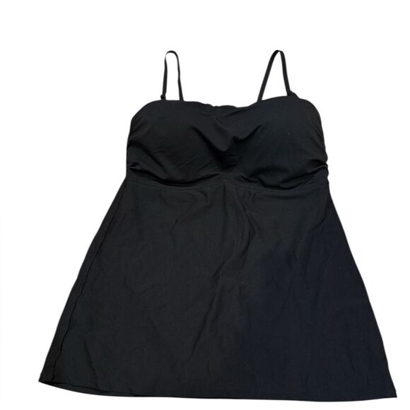 FLEXEES Black Shelf Bra Camisole Tank - XL - Picture 1 of 5
